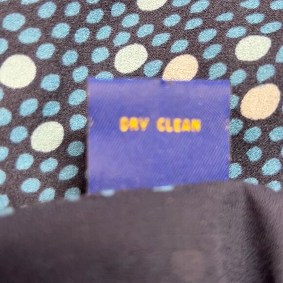 Charter Club Petite Silk Polka Dot Skirt in Blue - Size 2P - Picture 5 of 5